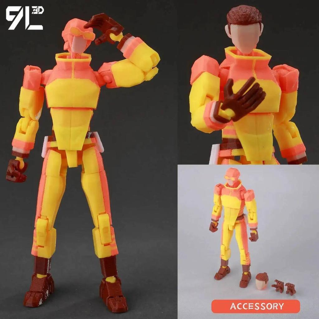 9L3D Printed Invincible Dummy13 Titan Lucky13 Invulnerable Mark Toy Collectible Figures As Gift For Kids Birthday Children's Day