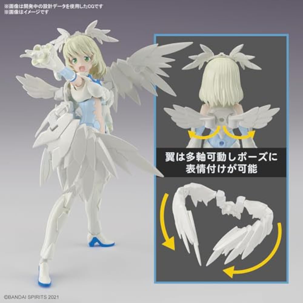 30MS SIS-DC88w Elliene=Ellierica (Elegante Foam) Color Coded Plastic Model