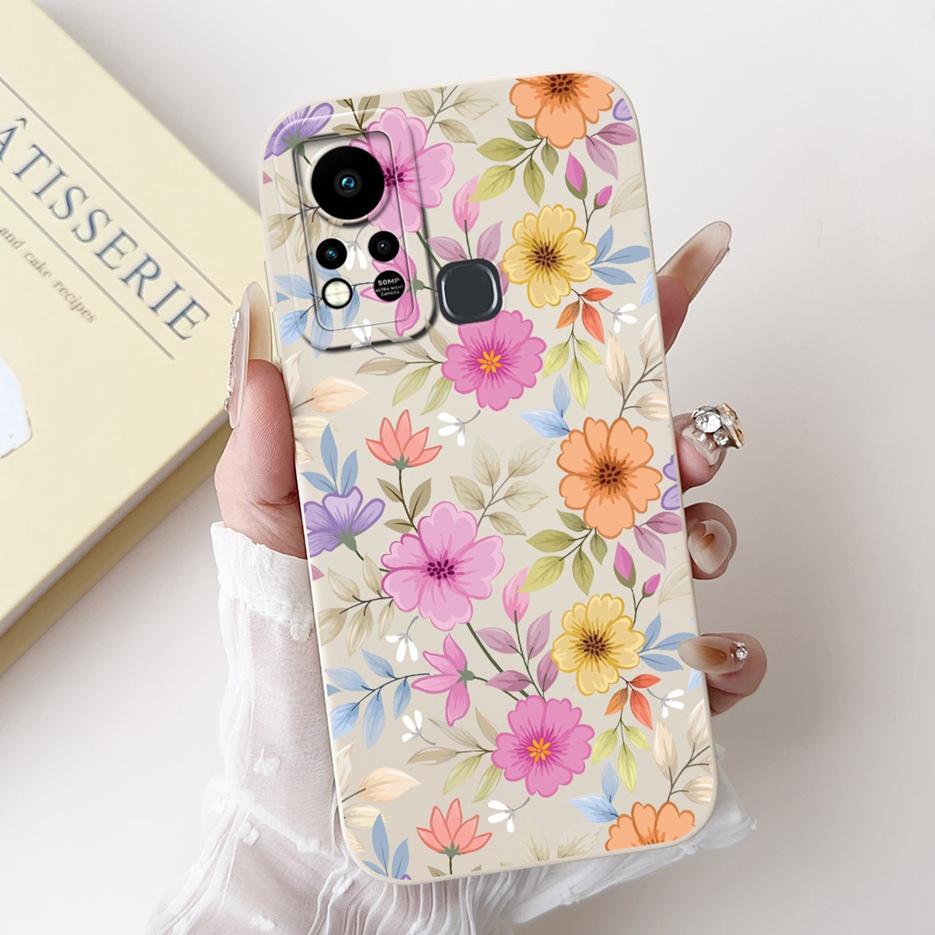For Infinix Hot 11S Case X6812 X6812B Cute Panda Cartoon Cover Shockproof Phone Cases For Infinix Hot 11S NFC Hot11s Soft Fundas