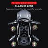 2 Stück Auto Tür Willkommensleuchten LED Projektorlampe Auto Zubehör für Alfa Romeo 159 147 156 166 Giulietta Giulia Mito Stelvio Brera Spider