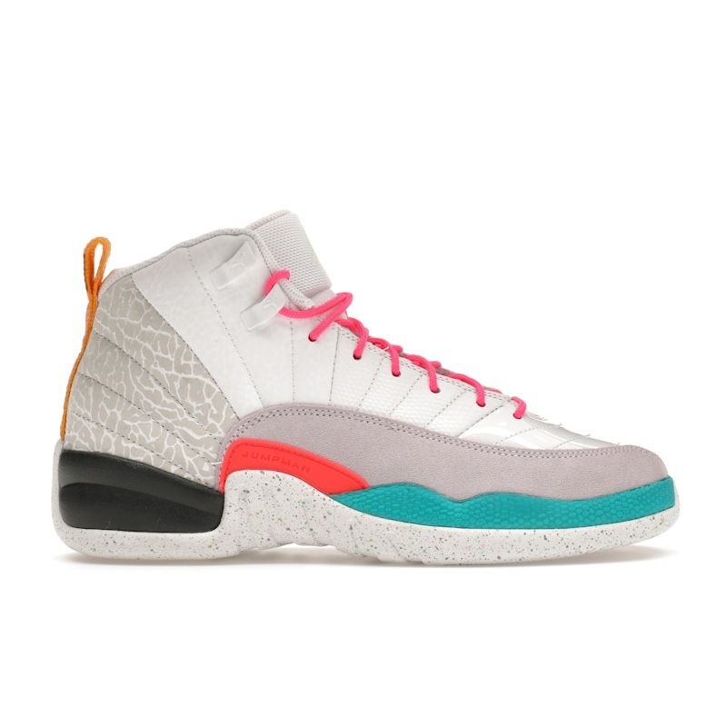 Jordan 1 Mid Little Kids White Blue 153265-130 38.5