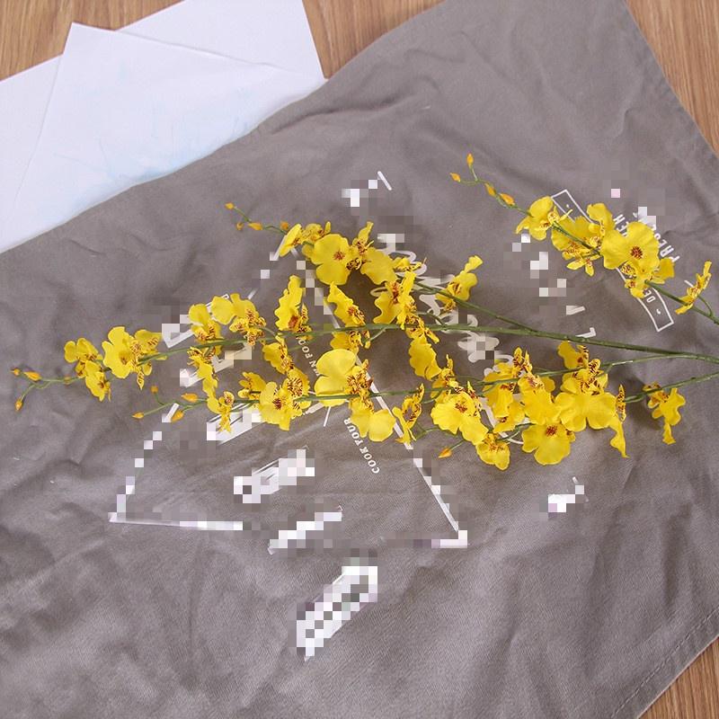 1PCS European Rural Yellow Artificial Dance Orchid Silk Flower Fake Decoration Flower