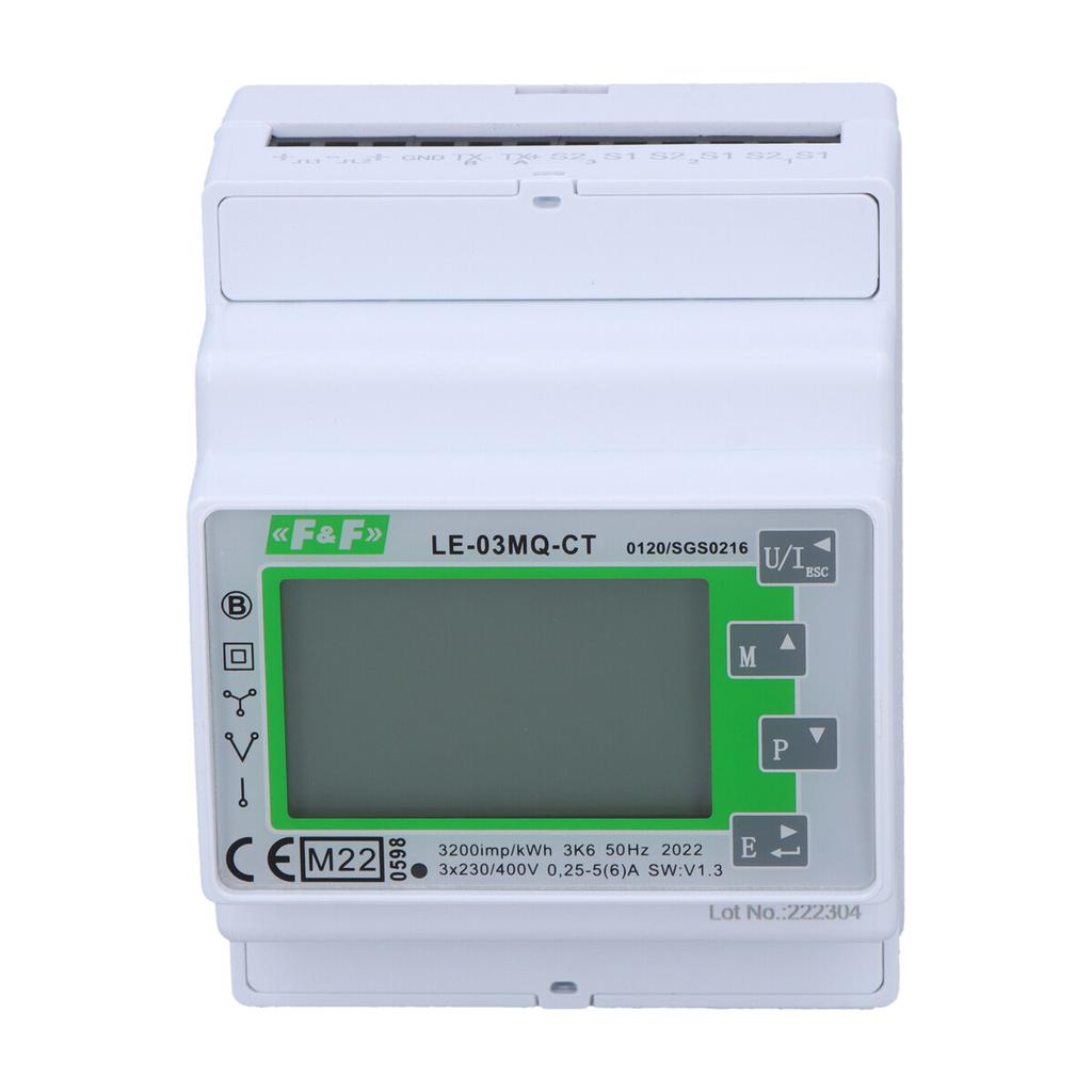 Three-phase bidirectional intermediate meter, semi-indirect, Modbus RTU, 100(5)A