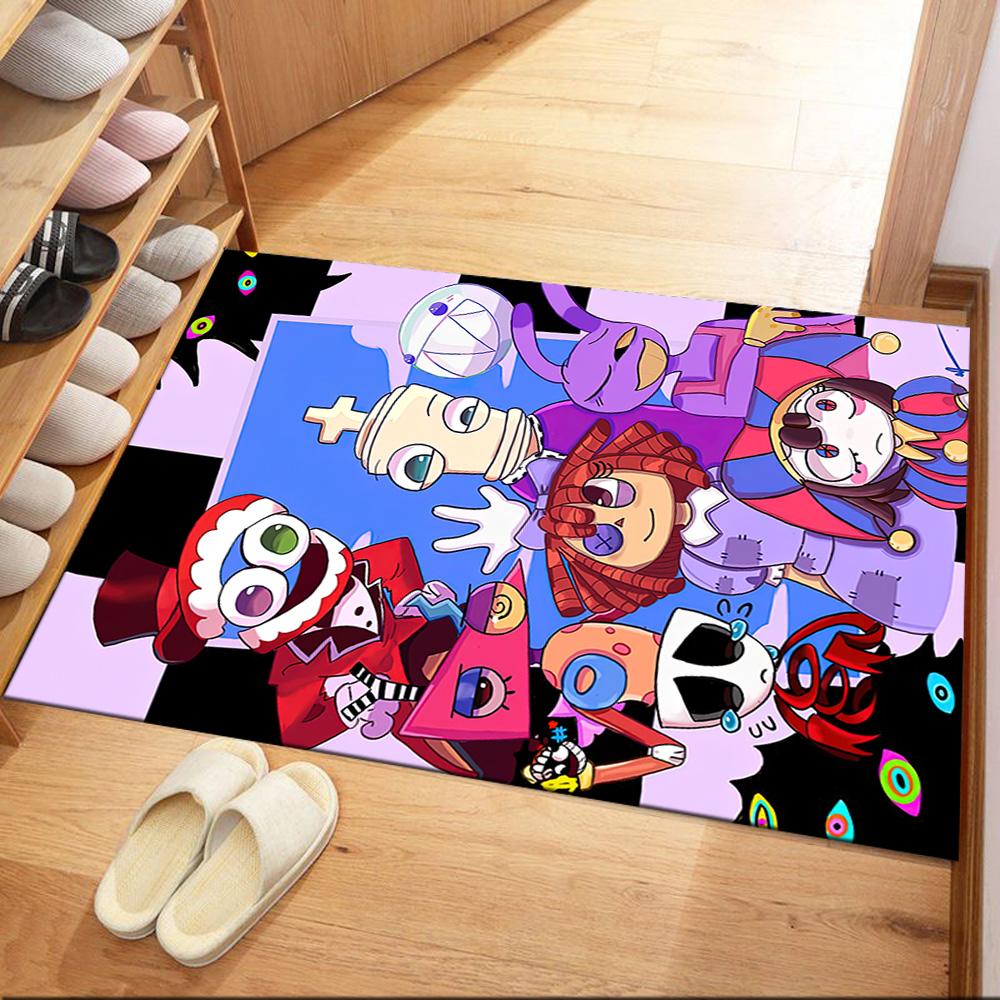 I tappeti quadrati stile The Amazing Digital Circus sono un'ottima scelta per soggiorni, camere da letto, decorazioni per la casa e come regali.