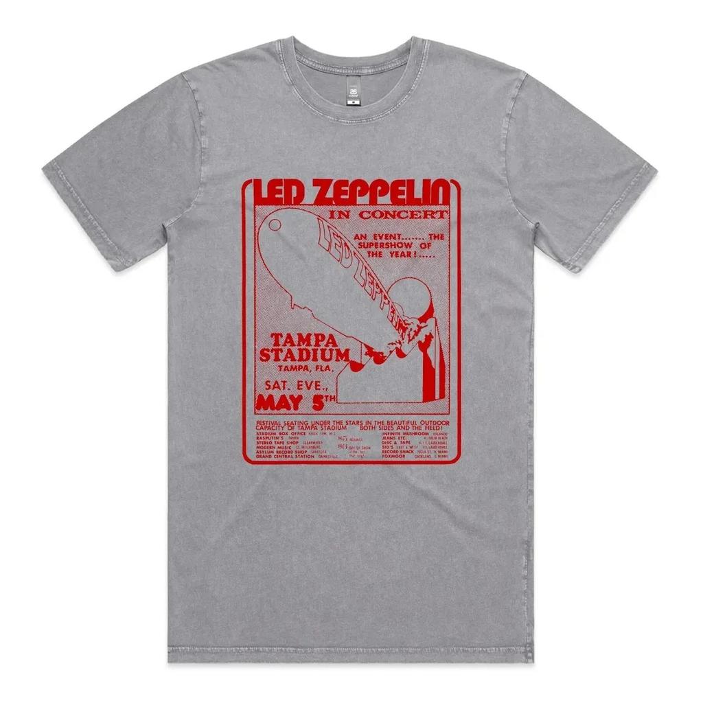 Led Zeppelin Rock Band 2026 New Spring Summer Unisex 100 Cotton Album Print TShirt Hip Hop Y2K Fashion Tshirts
