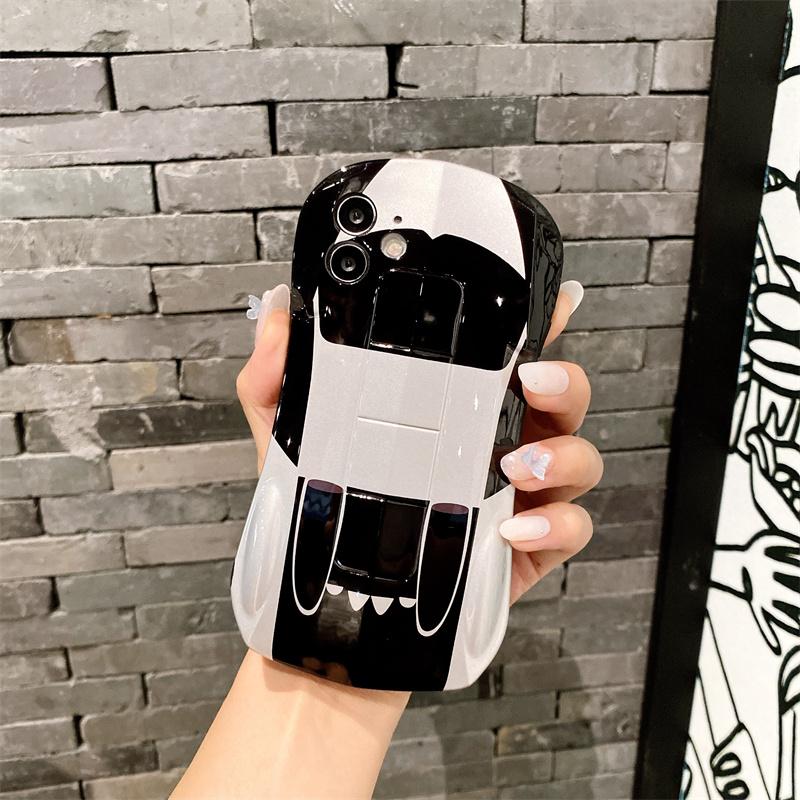 

Роскошный бронированный ТПУ расписной чехол для телефона-суперкара, противоударный, для iPhone 15 Pro Max 13 12 Mini 11 14 Pro Max Plus, бампер, задняя крышка for iphone12 Mini(5.4 ) белый