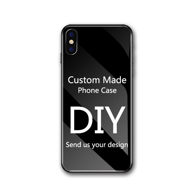 Hülle für iPhone 14 pro max Glasrückseite Hülle Einfache Stile Farbhülle für iPhone 6 6s 7 8 14 Plus X XS Max XR 11 12 13 14 pro max