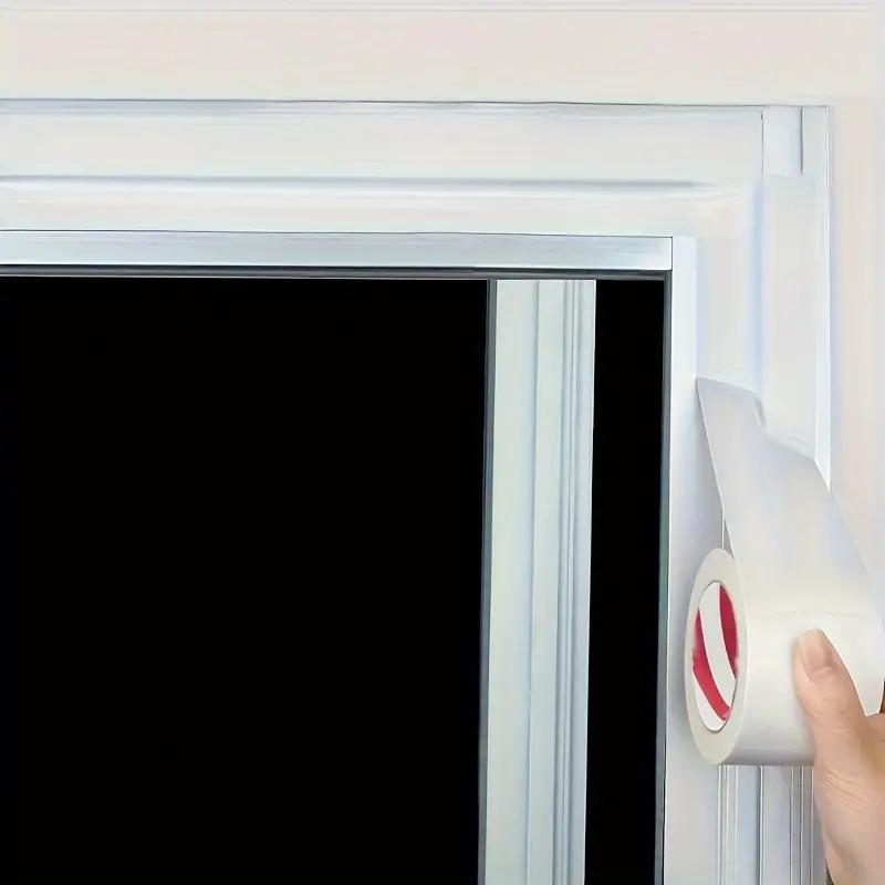 Windproof Tape for Winter Windows Thermal Sealing Cloth High Viscosity Waterproof No-Glue Single-Sided Tape