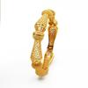 Luxus Dubai Brautarmreifen Geschenk 24K Gold Plated Indische Afrikanische Armbänder Charm Hochzeit Nigerianische Arabische Hand Schmuck für Frauen