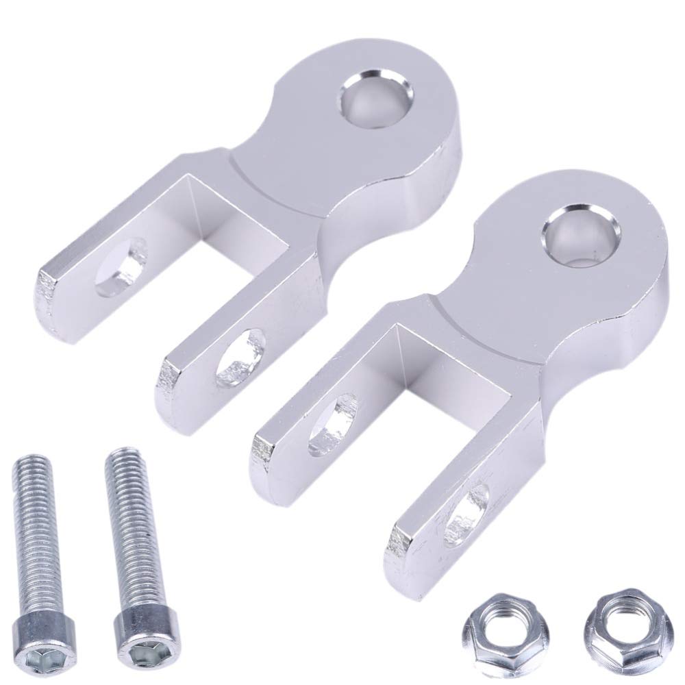 

Rubonarie Адаптер для подъема бедер Серебристый Высота автомобиля 48 мм Комплект для подъема ягодиц Велосипедная подвеска (Серебряный) Medium size серебряный