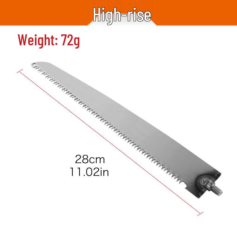 Stainless Steel Telescopic Pole with High Branch Saw and Fruit Hook for Tree Pruning