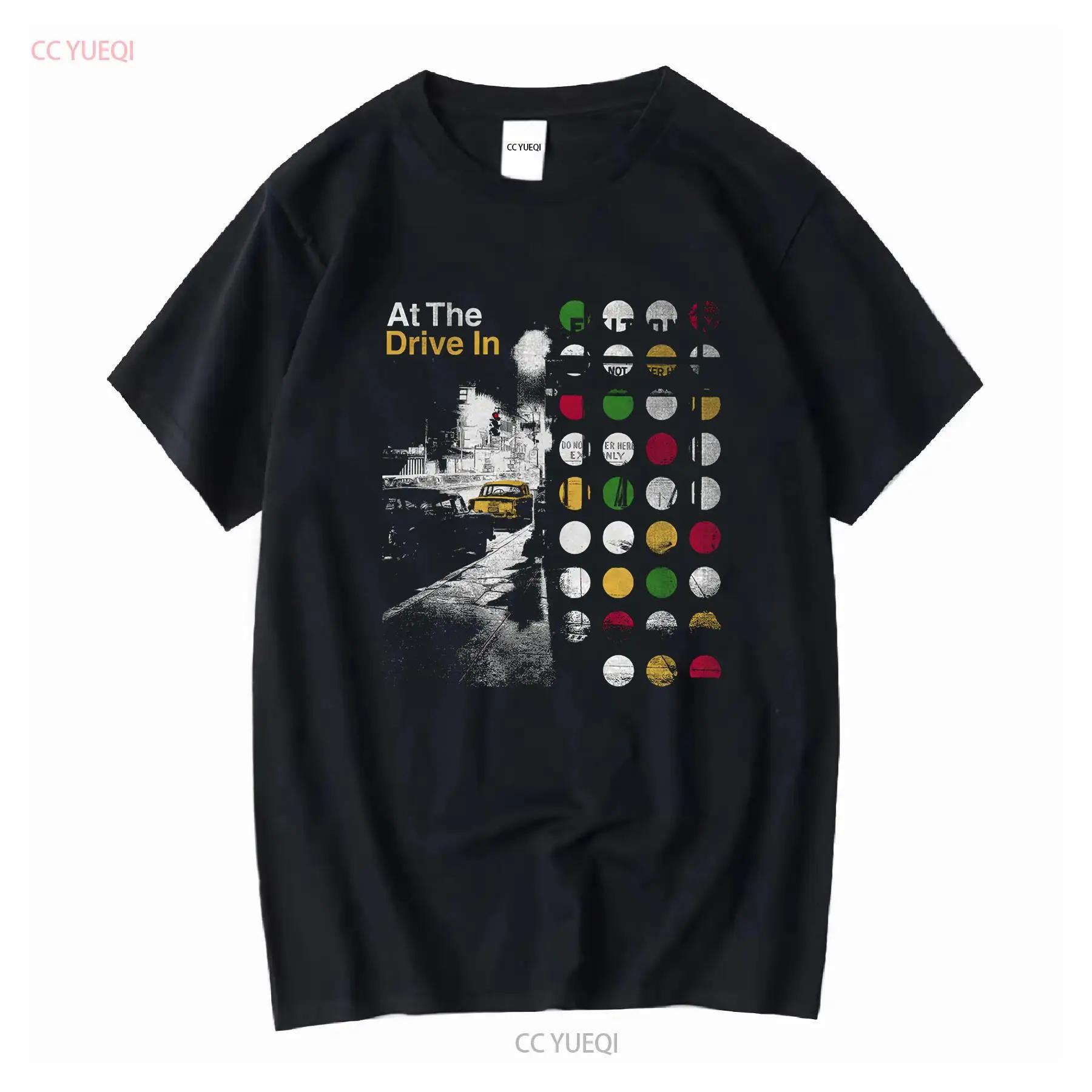 At The Drive In Street Black T Shirt NEW OFFICIAL vintage Washed Casual Breathable homme Unisex Slightly fashion Comfortable S разноцветный