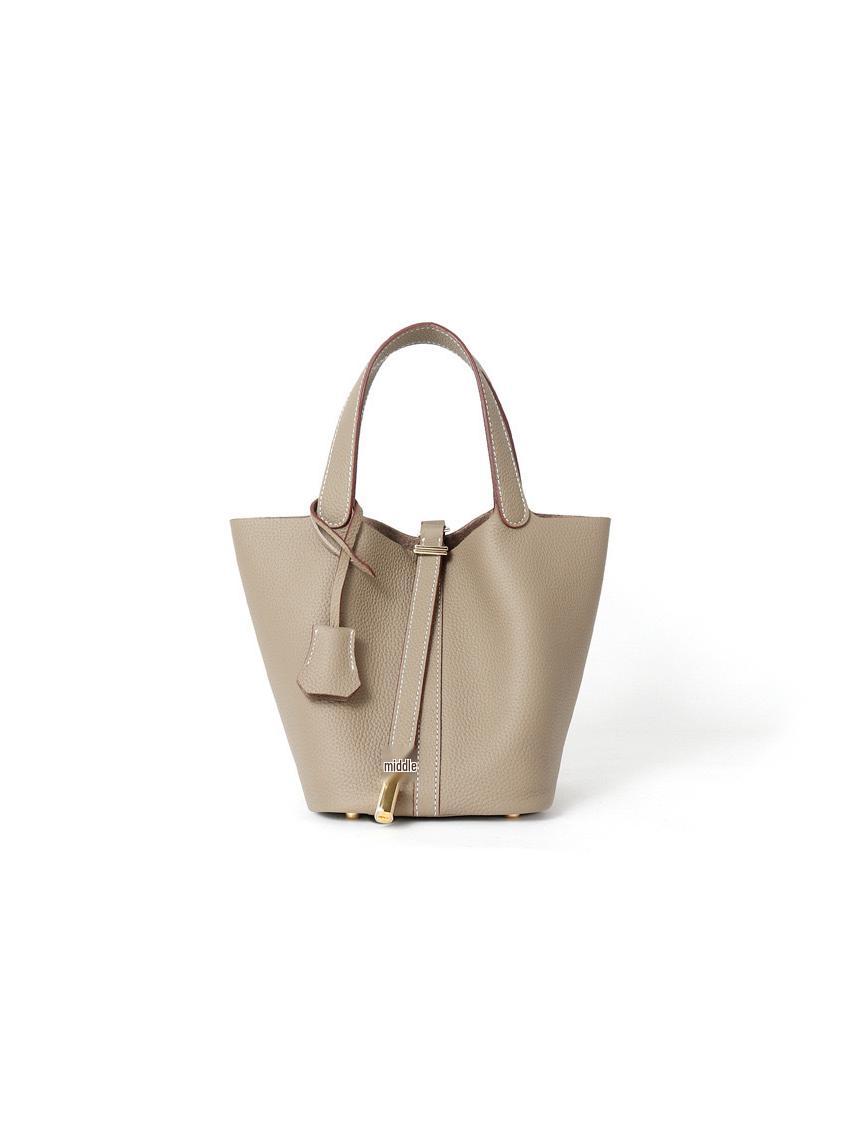 

Женская сумка-ведро из натуральной кожи, большой вместимости, из высококачественной коровьей кожи, дизайн 2024 года