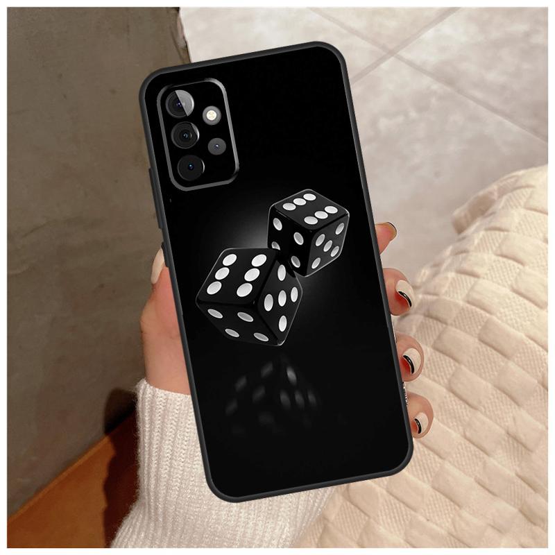 Dices Poker Casino For Samsung Galaxy A36 A56 A16 A26 A06 A52 A53 A33 A13 A34 A54 A14 A15 A35 A55 A22 A32 Case