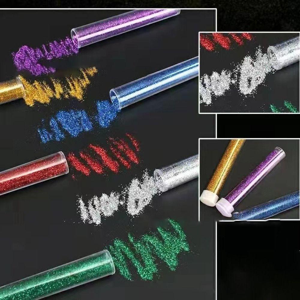 Colorful Nail Glitter Set Sparkle Pigments Powder Simulated Fireworks Glitter Powder Girl