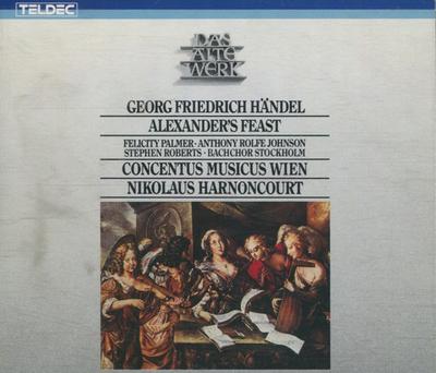 CD HARNONCOURT - Handel:Alexanders Feast  2426412 Teldec 1984 Japan Classical Used
