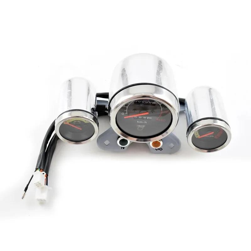 Motorcycle Mechanical Speed Ometer Odometer Retro & Gear Combination Indicator Light For YAMAHA SUZUKI QS150 QS150-B QJIANG