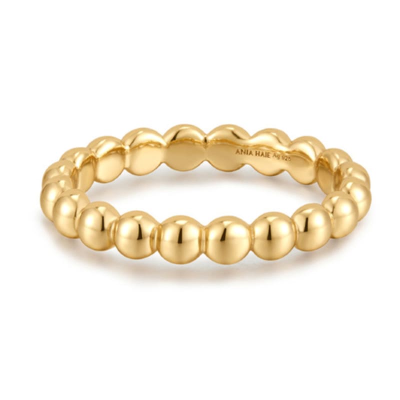 ANIA HAIE Round Dome Band 925 Silver Ring R059-03G