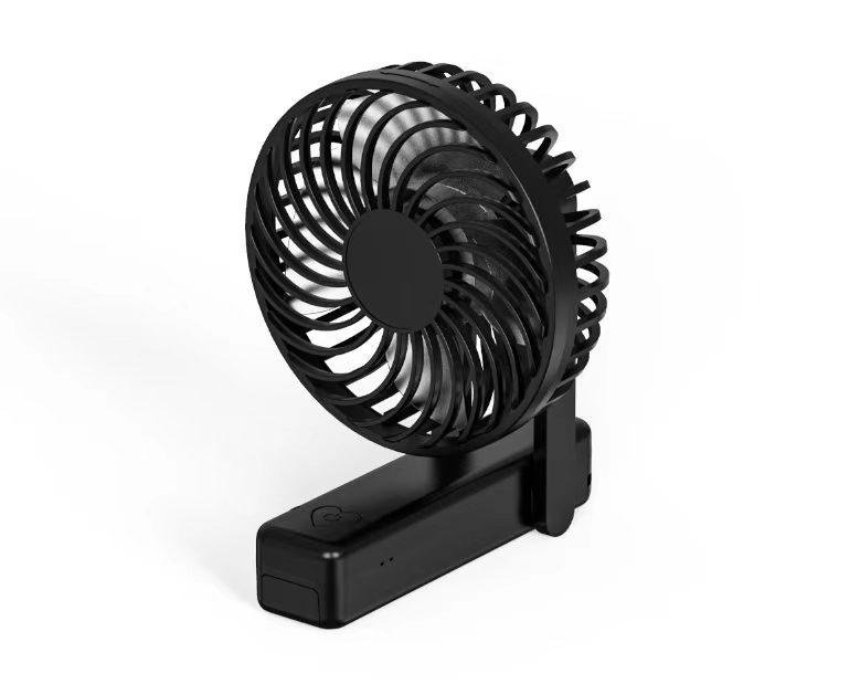 

Portable 270° Foldable Fan: Strong Wind, Quiet Brushless Motor & Replaceable Battery for Ultimate Freedom! 68*108*-155 чорний