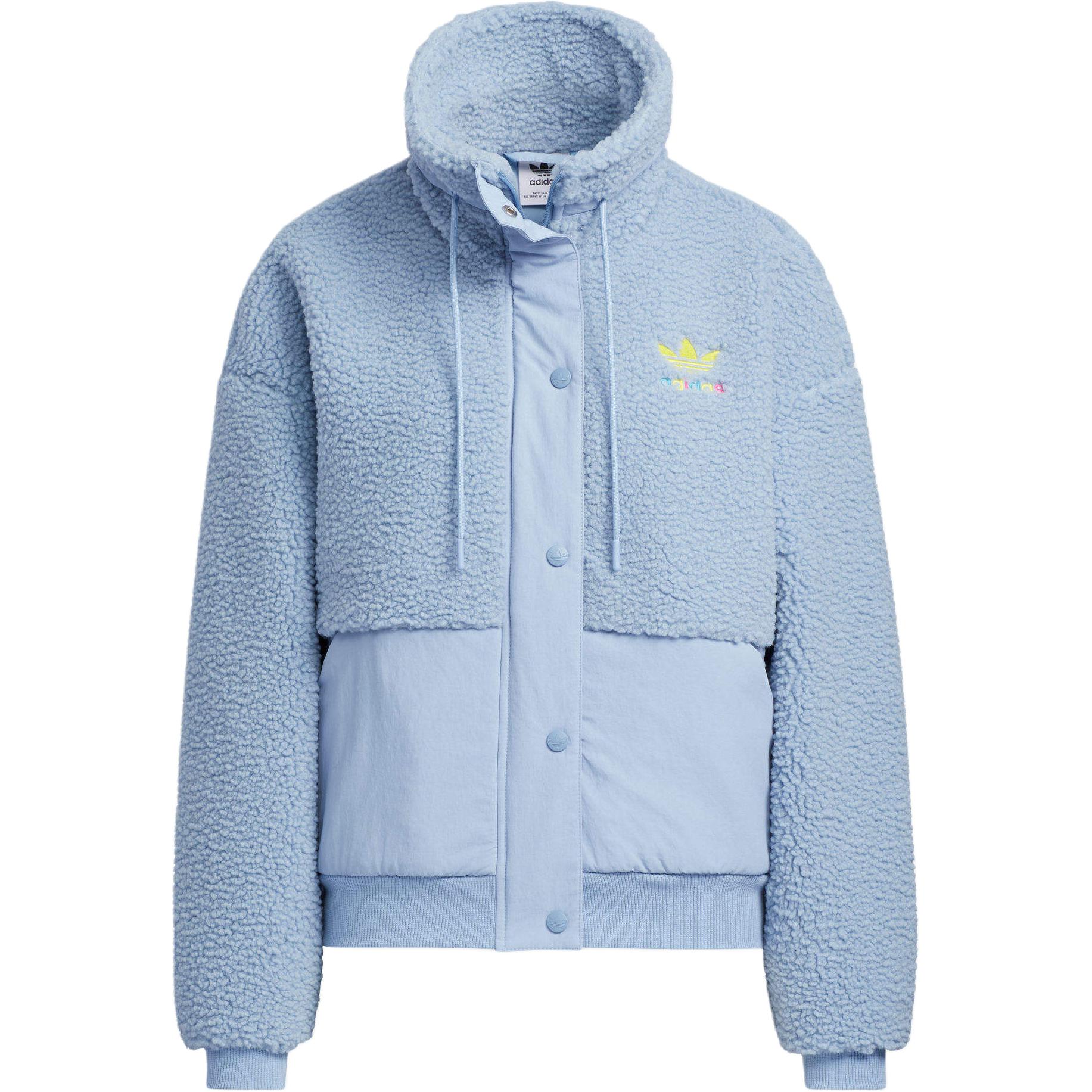 Adidas Originals Trefoil Collection Outfit Jacket Women s Blue HY1374 XXL