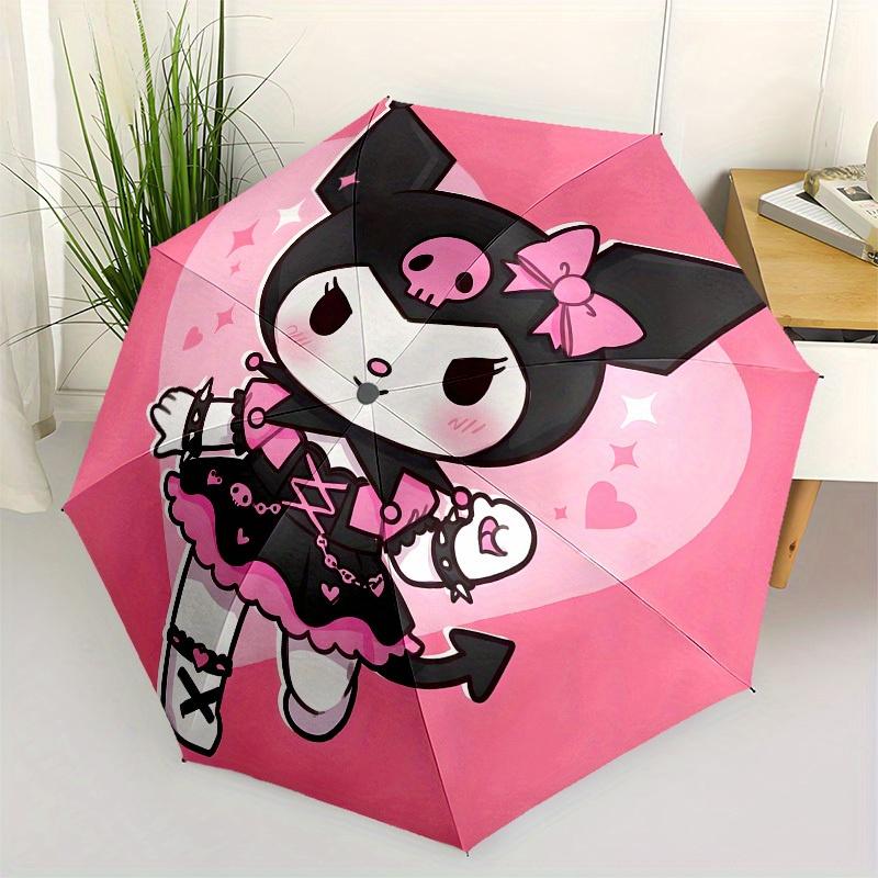 

1pc Gothic Lolita Kawaii Character Umbrella with Plastic Handle,Suitable for All Seasons Home Travel Outdoor UmbrellaSanlio016