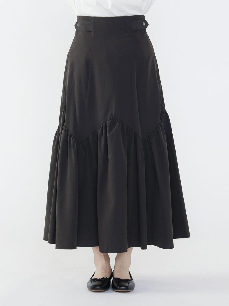 Skirt Jagged Flare Skirt CHARCOAL ONE SIZE [BEAMS HEART] Women's