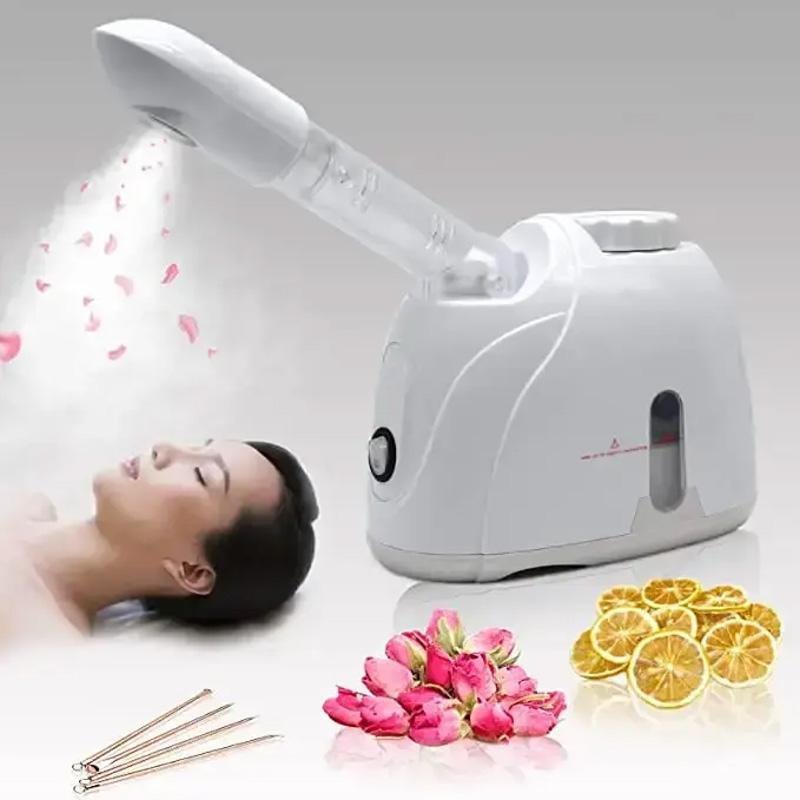 Hot Mist Facial Steamer Air Humidifier Face Moisturizing For Facial Sauna Hydration Skin Care Aromatherapy Salon Atomizer