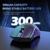 X3 Wireless Bluetooth Mouse 2.4G Dual-Mode Connection, 2000DPI Adjustable,Lightweight Gaming Mouse,RGB Light,300mAh Battery Capacity