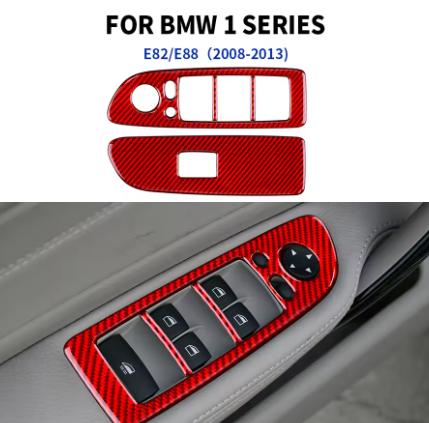 Sticker For BMW 1 Series E82 E88 2008-2013 Accessories Carbon Fiber Car Automatic Special Interior Trim Cover Sticker Styling