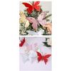 Christmas Tree Decorations Glitter Butterfly Ornaments Detailed Wings Design