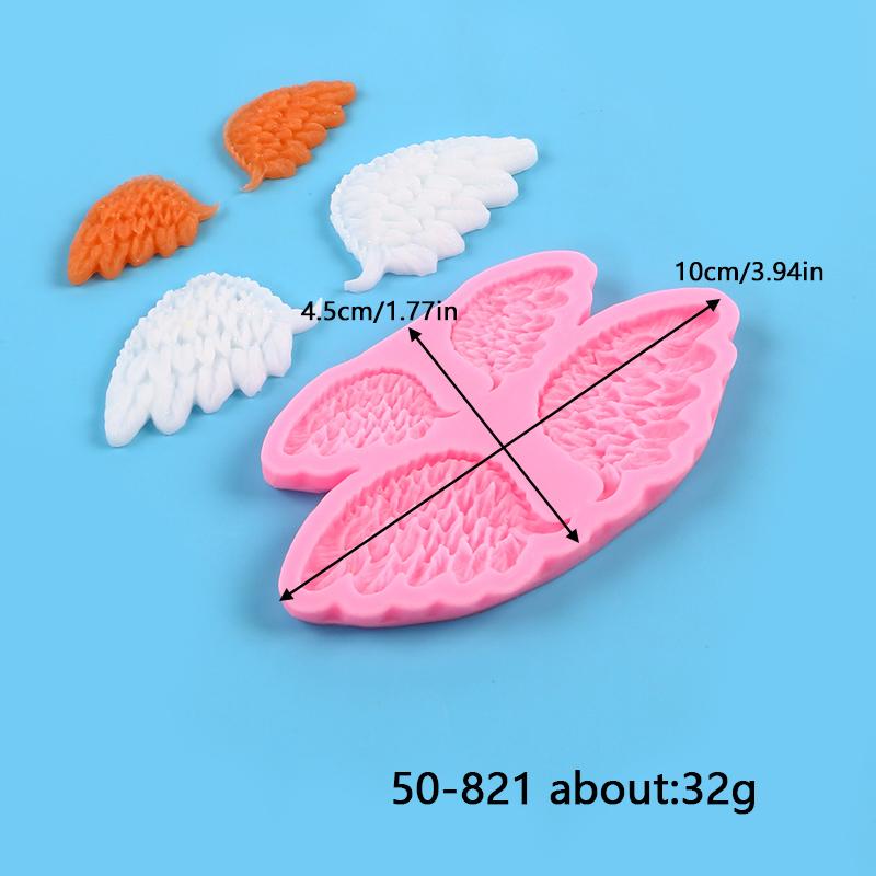 

Силіконова форма для торта Ангельські крила DIY Крила Мастика Шоколад Цукерки Печиво Гампаста Випічка Прикраса для торта