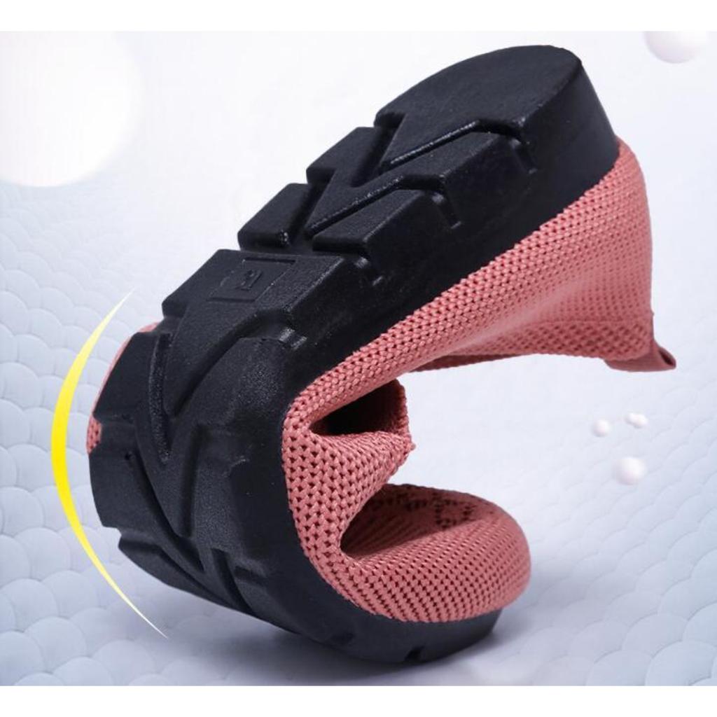 Ladies' Summer Breathable Mesh Casual Flat Shoes Are Comfortable, Lightweight, and Easy To Wear with Just One Foot, Like Loafers