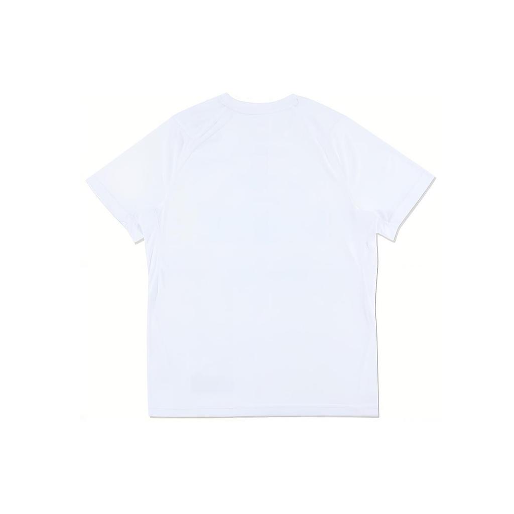 Li Ning T Shirts Men's White Crew Neck Moderate Straight Fit ATSQ483-2