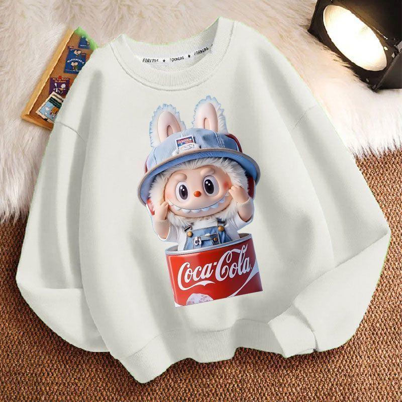 

Children s Fashion Sweatshirts for Spring and Autumn, Long-sleeved Loose Sweatshirts for Boys and Girls 110