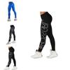 Women Letter Print High Waist Leggings With Stretch And Push Up Design For Fitness And Running