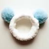  Plush Headband Sweet Face Wash And Makeup 3-D Hair Ball Headband