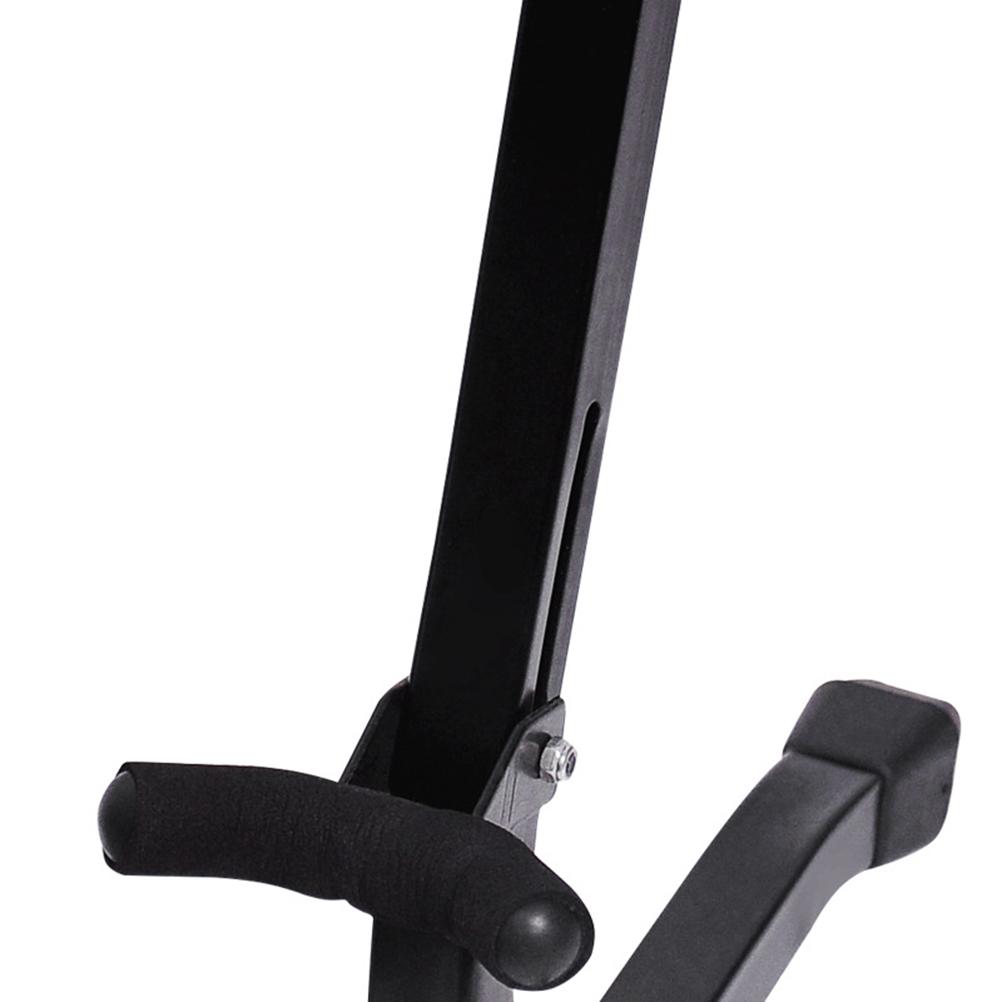 Sax Stand Foldable Alto Tenor Saxophone Stand Adjustable Metal Triangle Base Design Stand