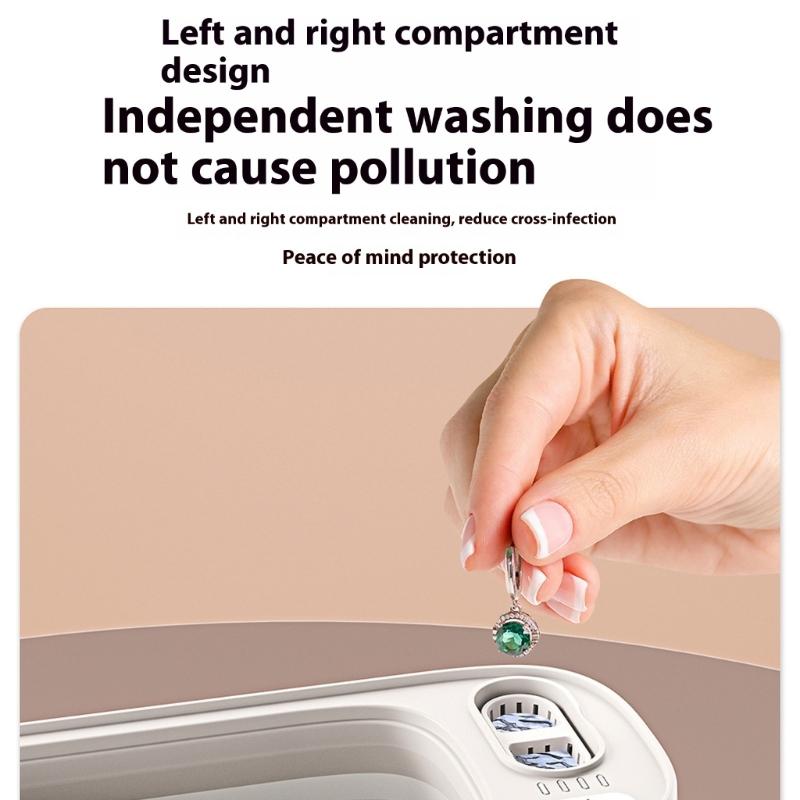 Practical Jewelry Glasses Cleaner Efficient Cleaners Cleaning Machine Eyeglass Cleaning Device Perfect for Jewelrys