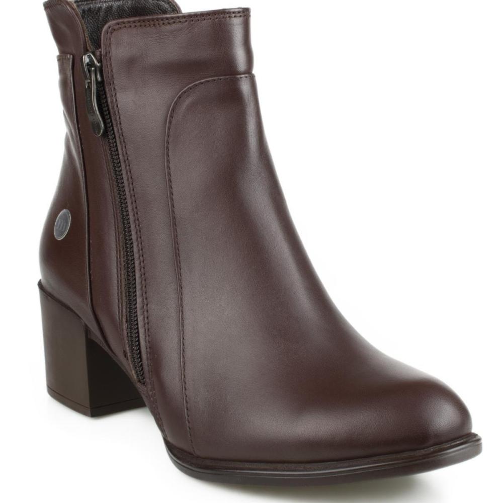 

Модные женские коричневые ботинки и ботильоны из натуральной кожи 36 коричневый