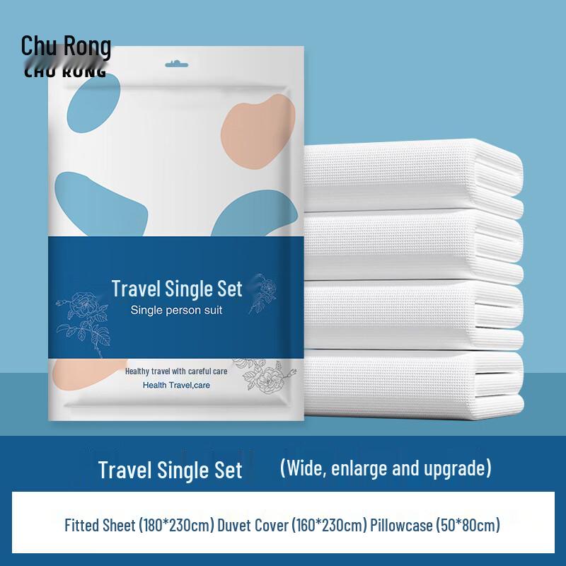 Portable Disposable Travel Bedding Set
