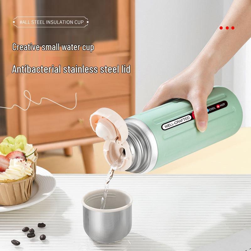 316 Stainless Steel Insulated Car-Mounted Water Cup for Men & Women - Large Capacity, Portable for Tea & Outdoor Sports