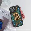Bitcoin Phone Case Hard Leather For IPhone 14 13 16 Mini 15 14 11 12 Pro Max Plus Fundas