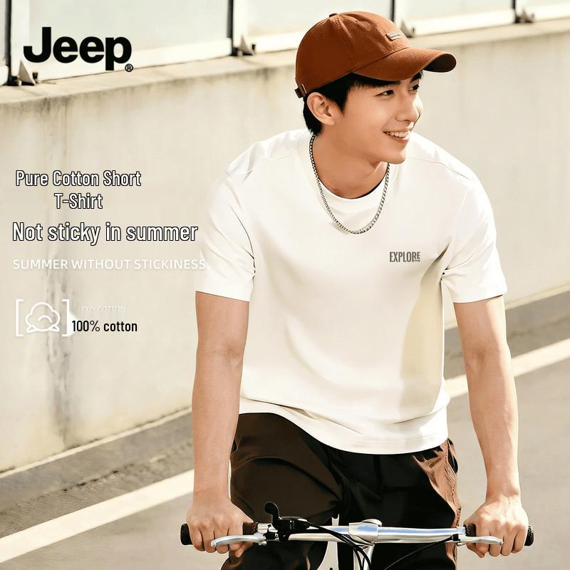 JEEP Men s Summer Outdoor Cotton T-Shirt M