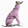 Greyhound Whippet Jumpsuits Winter Warm Coat Wrap Limbs Purple Luxury Dog Clothes Protect Neck Designer Dog Coats Large Stretchy