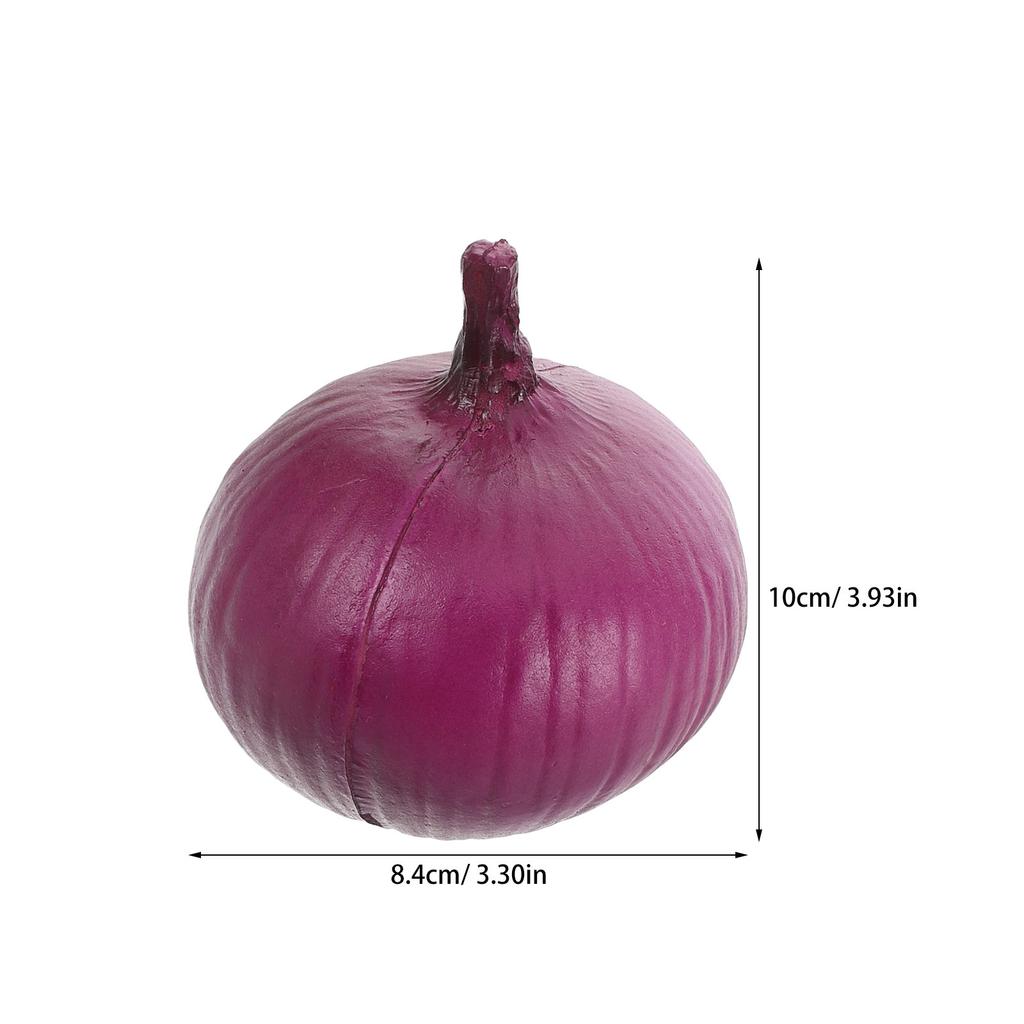 Set Decorazione Cipolle Finte Realistiche Props per Cucina Vacanze per Vetrine Negozi Casa Pratica Artistica Pittura di Natura Morta Realistica