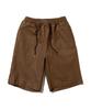 Un Outfit Mixture Coated Half Pants Brown