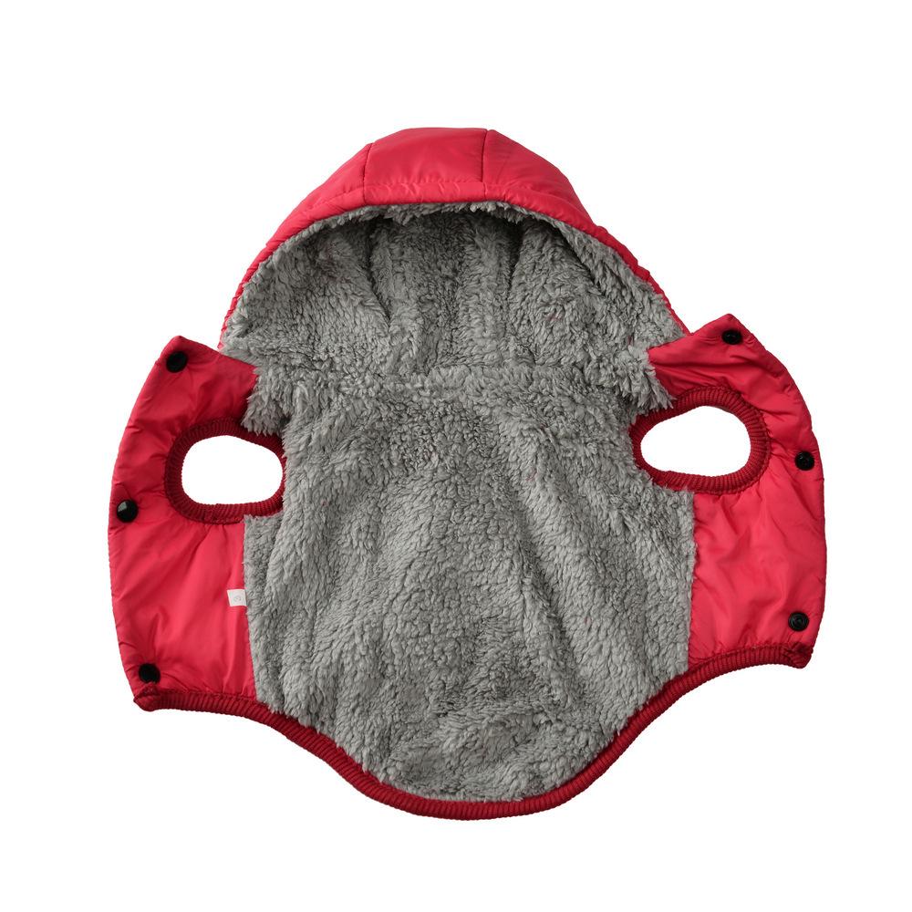 Windproof Hooded Jacket for Small Dogs – Autumn & Winter Pet Wear