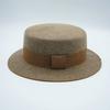 Japanese Retro Light Coffee Mocha Wool Woolen Flat Top Top Hat Women'S Autumn And Winter Small Brim Felt French Elegant British