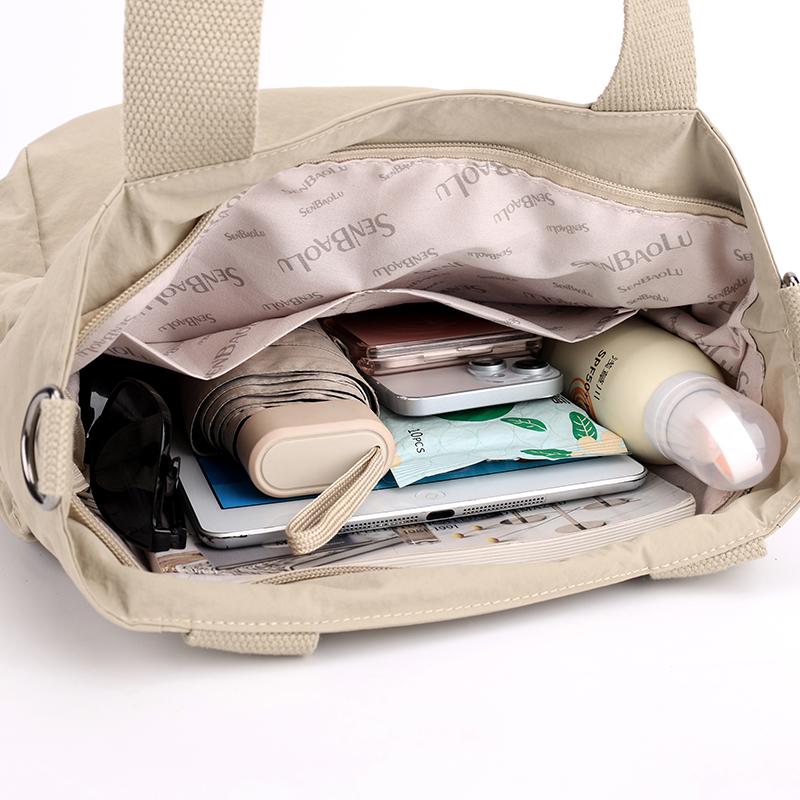 Women's Shoulder Bag Nylon Handbag Lightweight Tote Bag