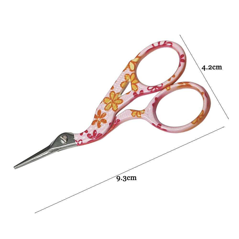 Peacock Stork Vintage Sewing Needlework Color Scissors Tailor Embroidery Scissor Crafts DIY Tailoring Fabric Cloth